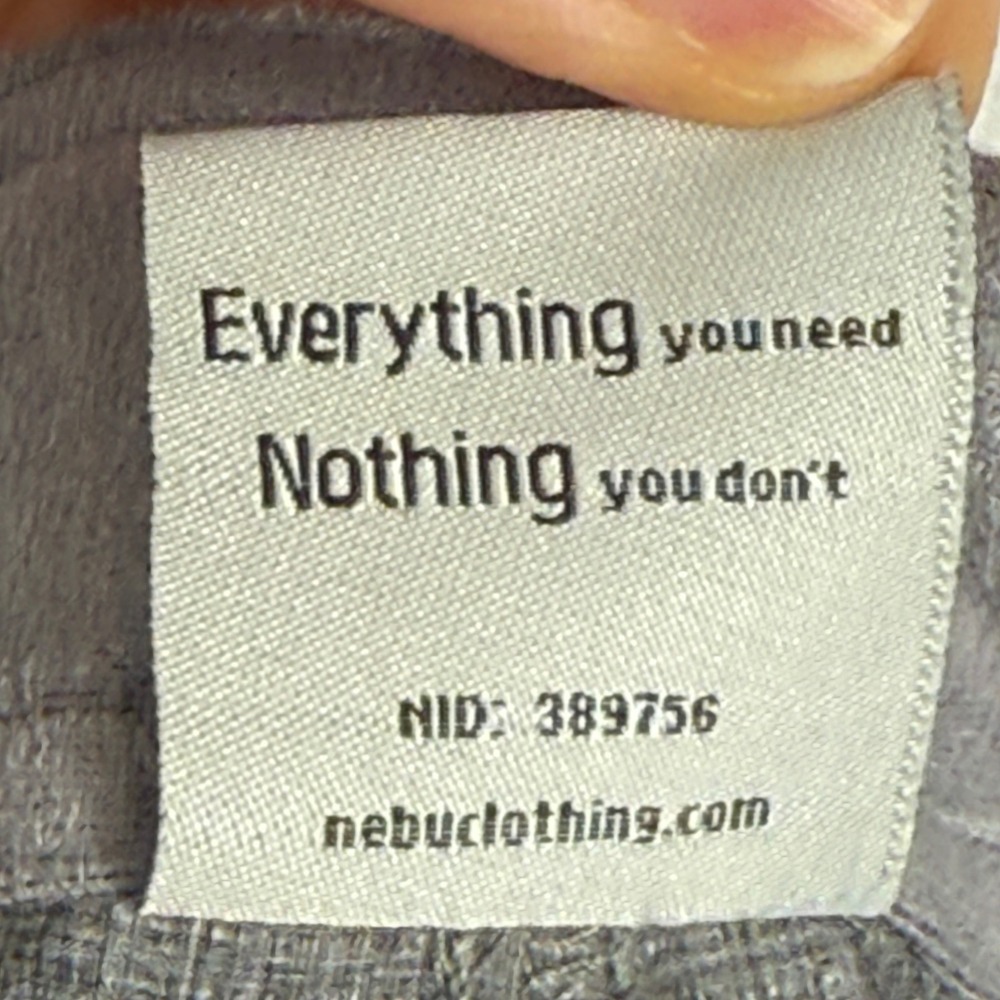 Nebu Fitted B-52 Mens Gray Hiking Pants Lightweight Travel Outdoor Size 38x32 - Picture 13 of 16